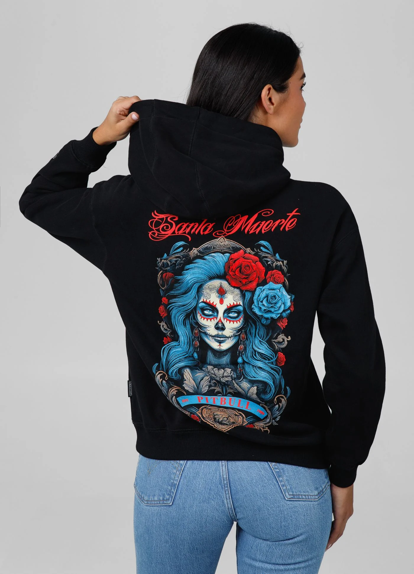 Bluza damska z kapturem oversize Santa-Mu - Image 2