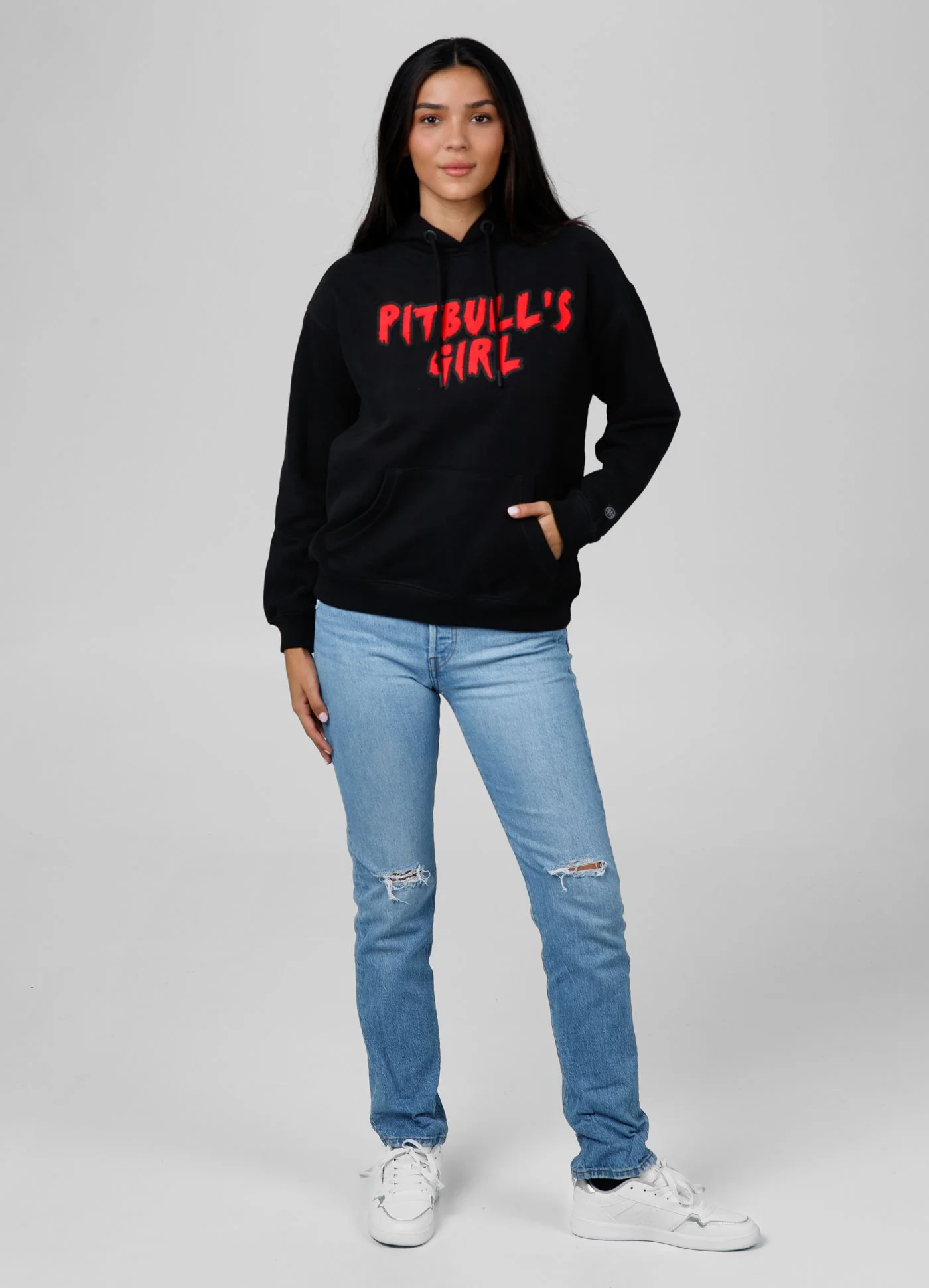 Bluza damska z kapturem oversize Sweetie-Chu - Image 3