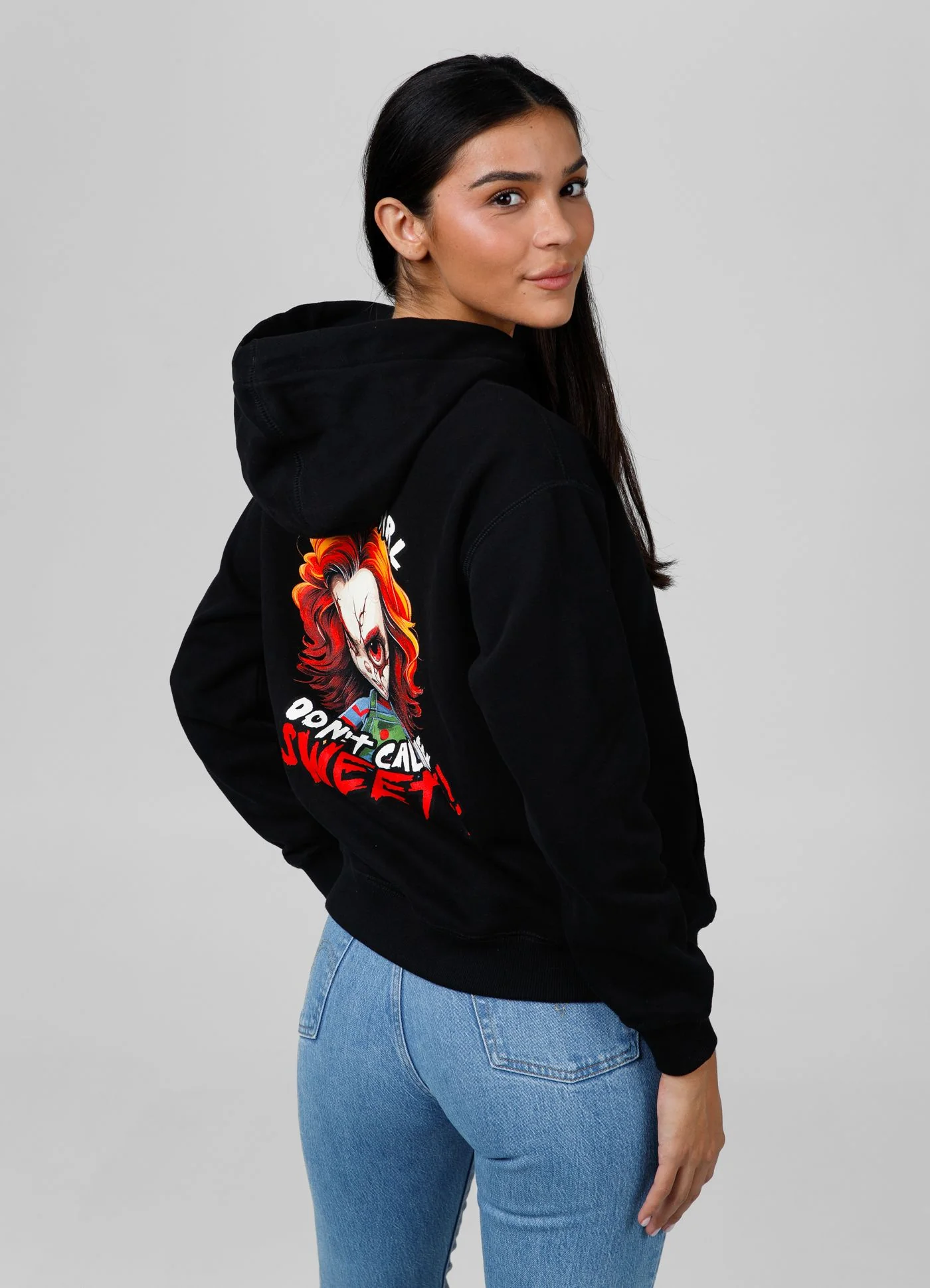 Bluza damska z kapturem oversize Sweetie-Chu - Image 6