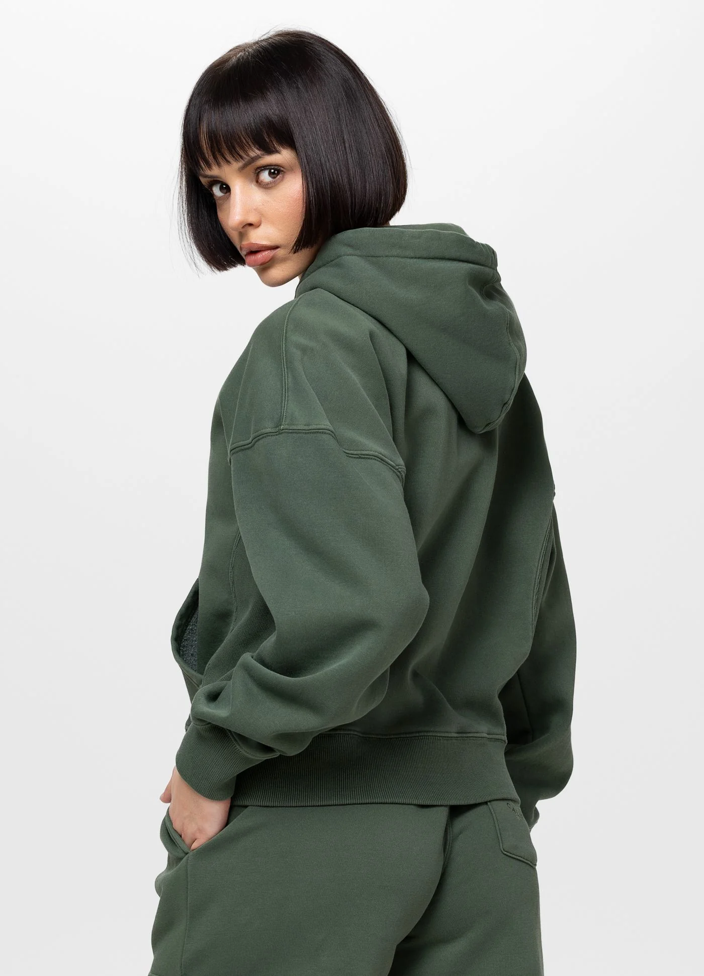 Bluza damska z kapturem Washed Manzanita - Image 3