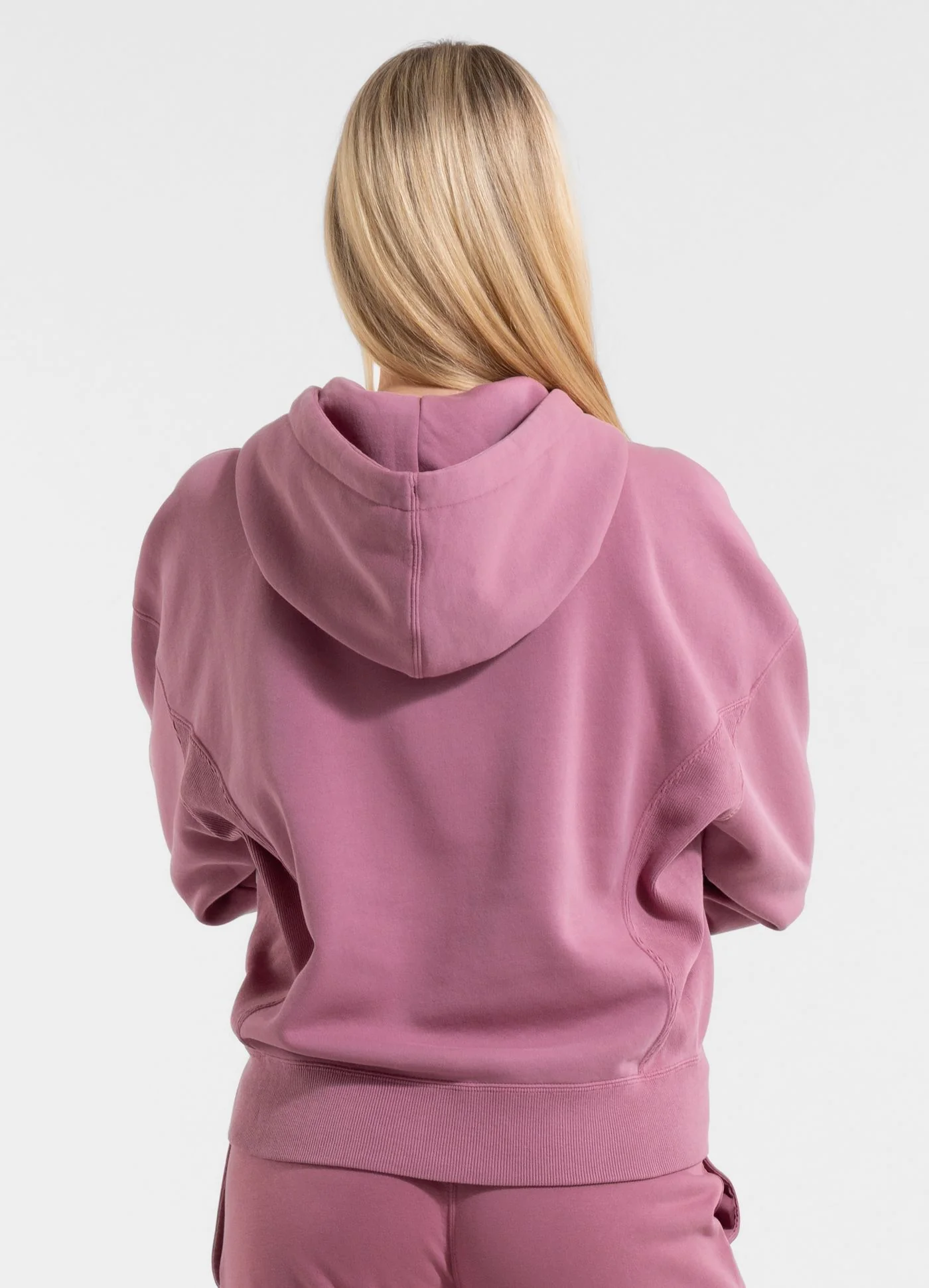 Bluza rozpinana z kapturem damska Washed MANZANITA HEART - Image 3