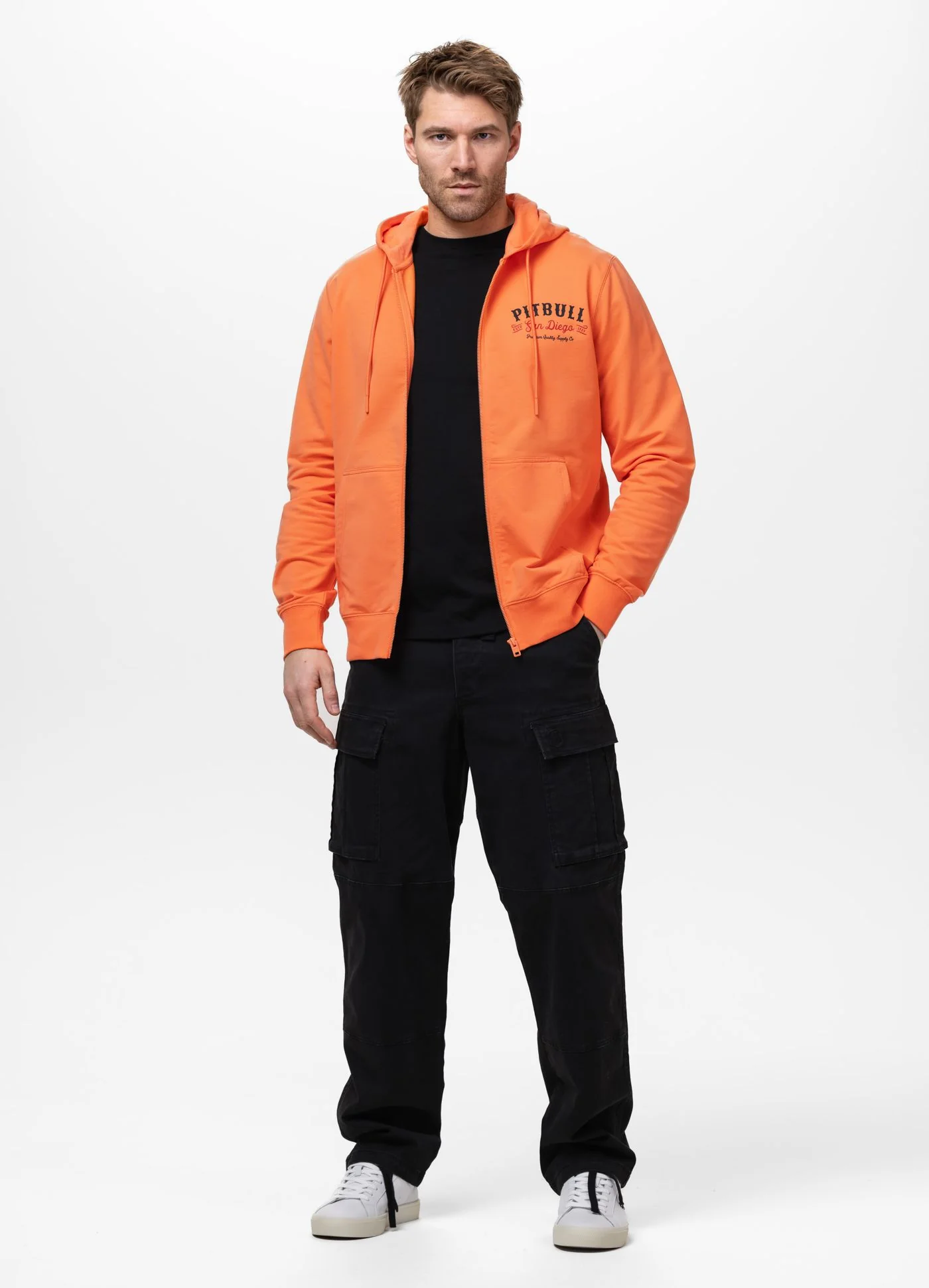 Bluza rozpinana z kapturem STRENGTH & RESPECT - Image 2