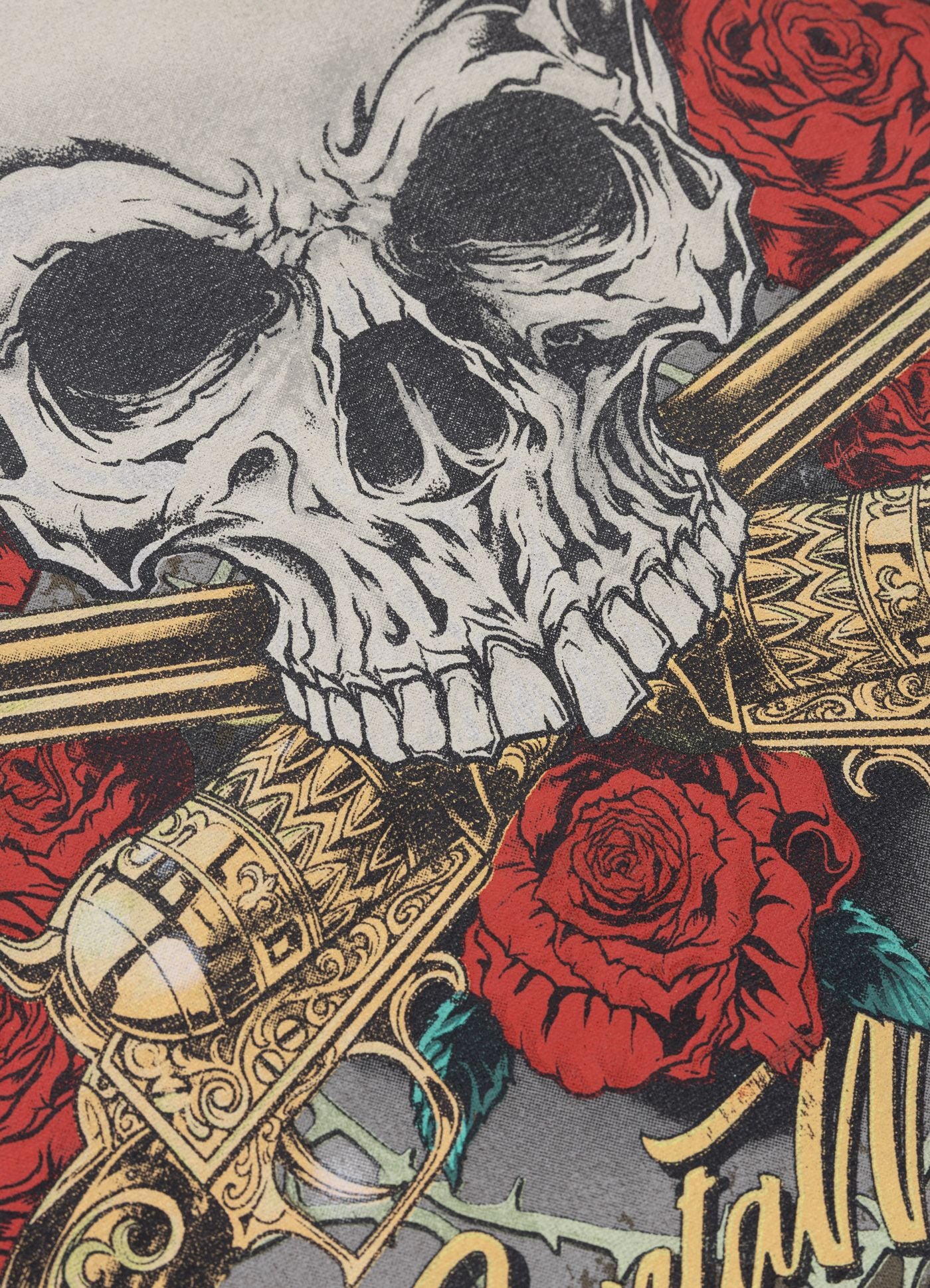 Bluza rozpinana z kapturem Washed SANTA MUERTE - Image 10