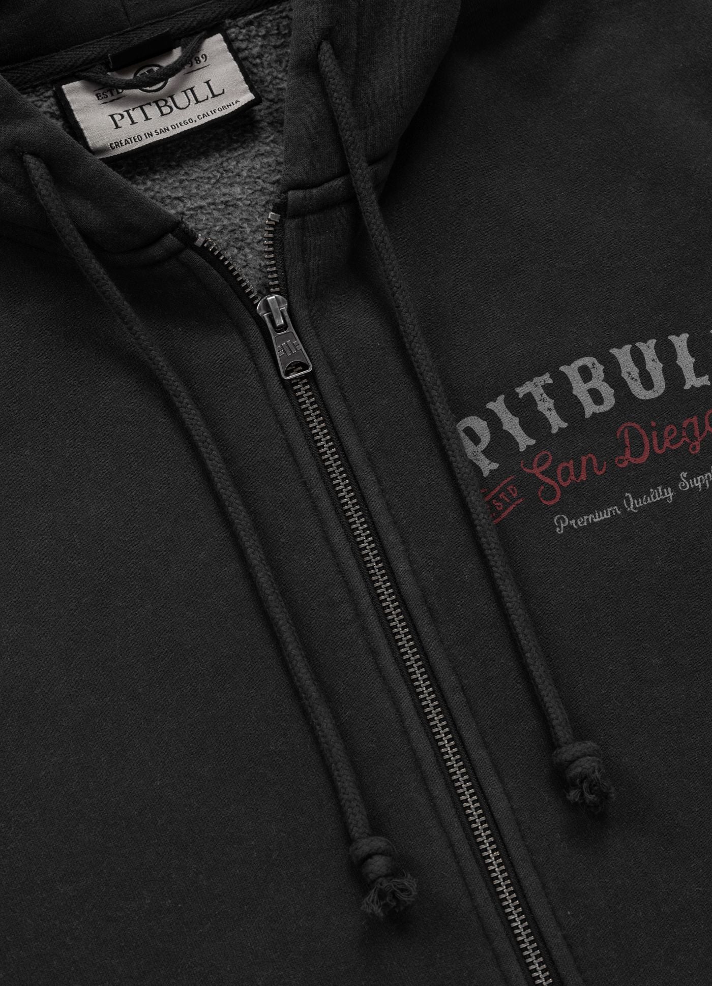 Bluza rozpinana z kapturem Washed STRENGTH & RESPECT - Image 7