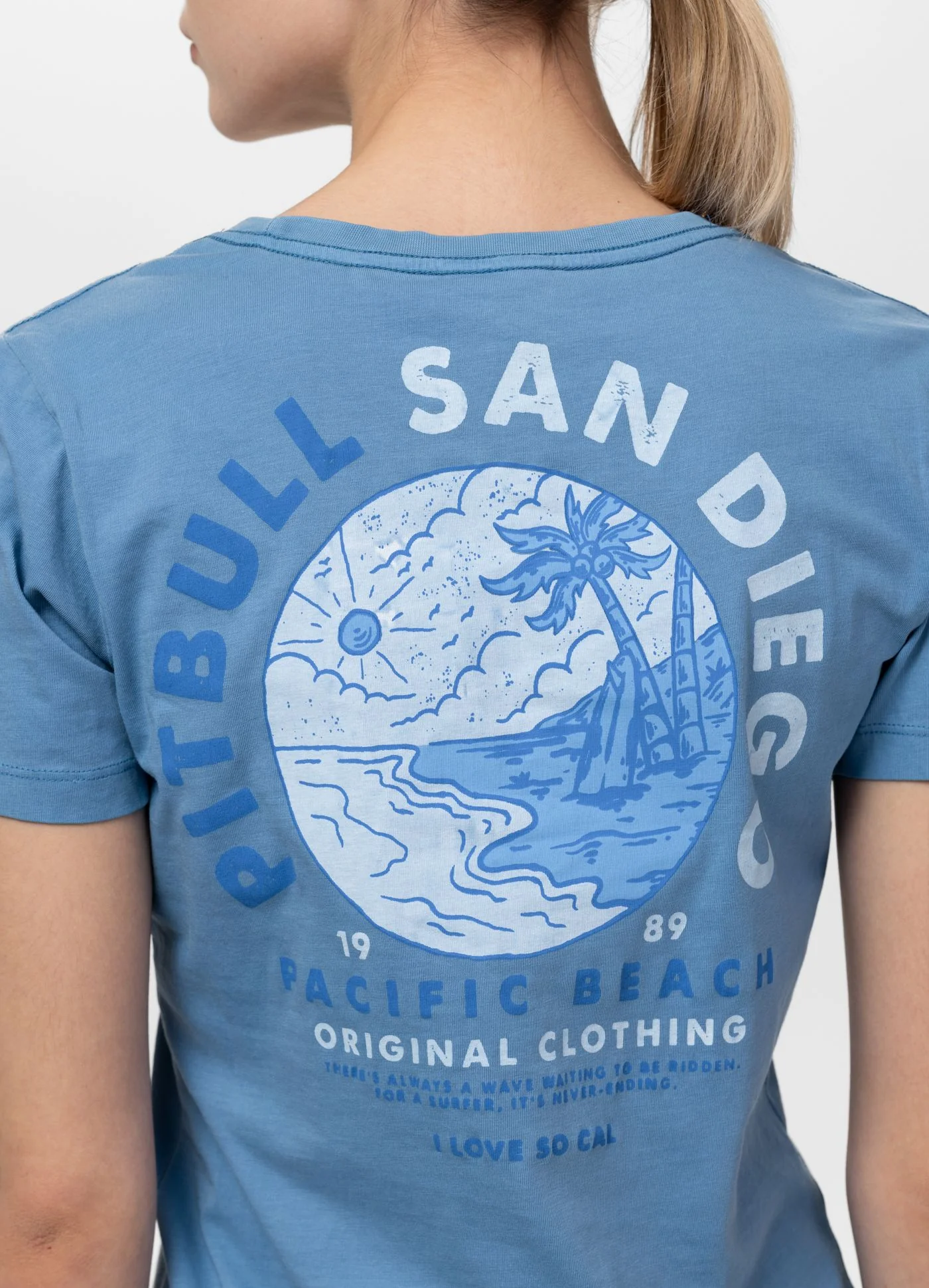 Koszulka damska Denim Washed PLANET SURF - Image 2
