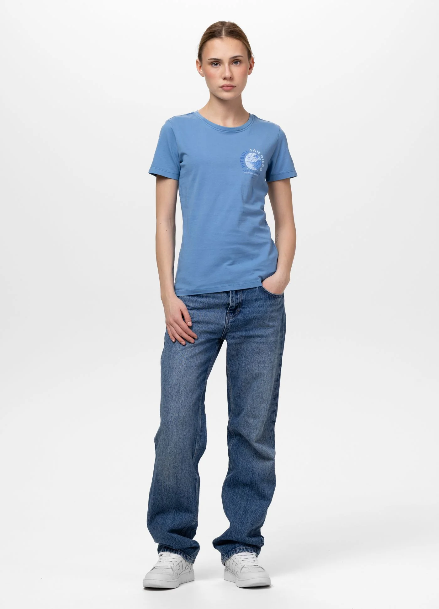 Koszulka damska Denim Washed PLANET SURF - Image 3
