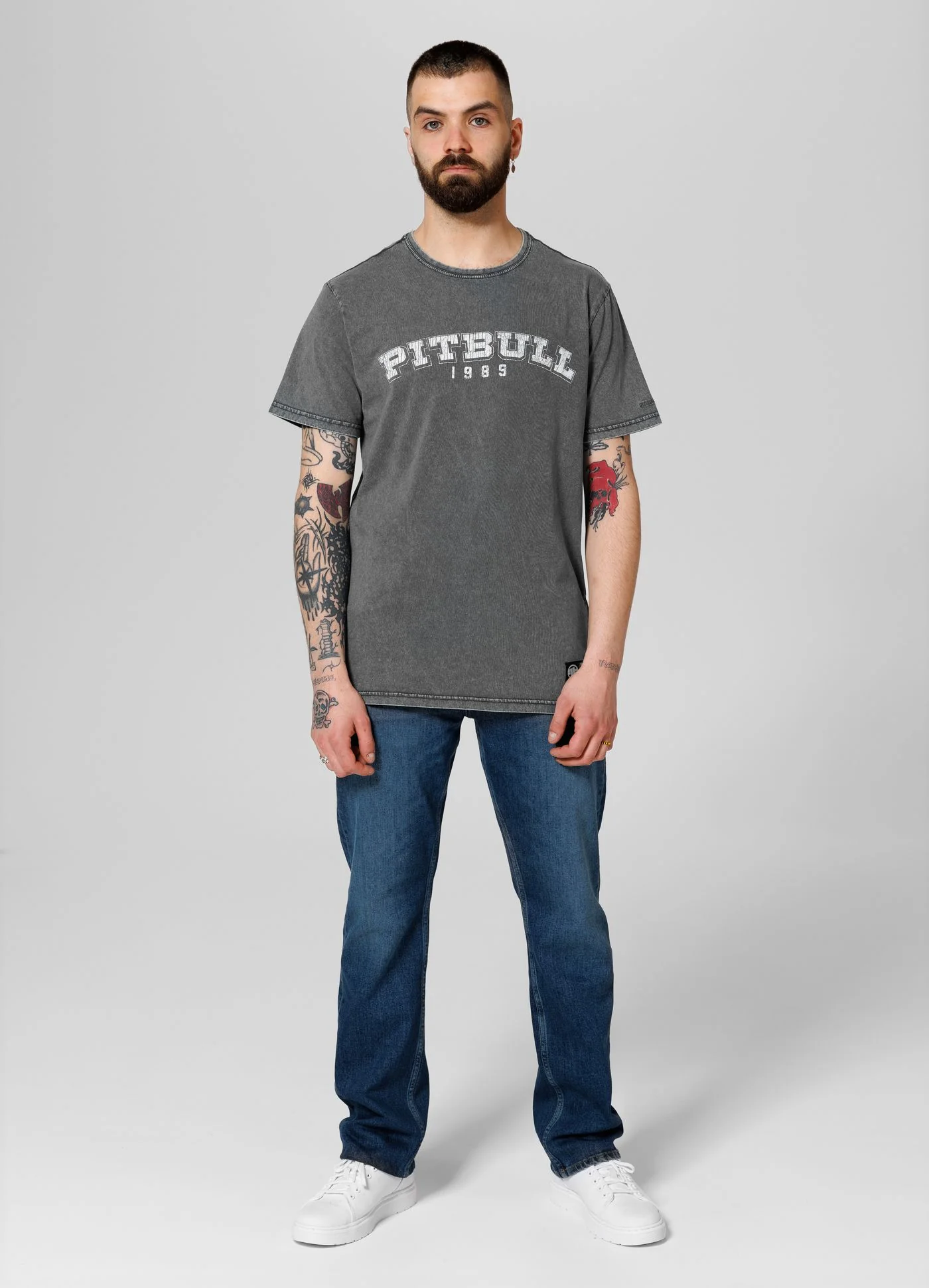 Koszulka Denim Washed Born In 1989 - Image 3