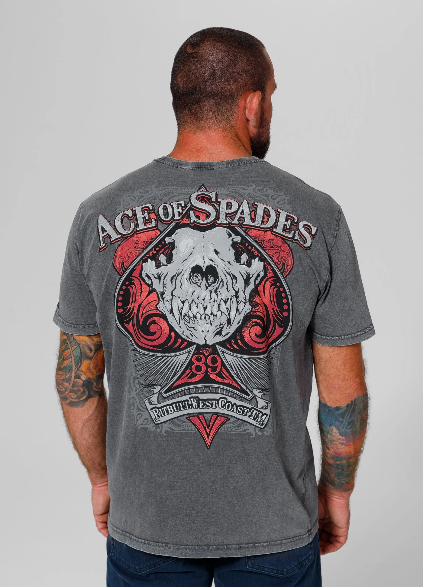 Koszulka męska Denim Washed ACE OF SPADES II