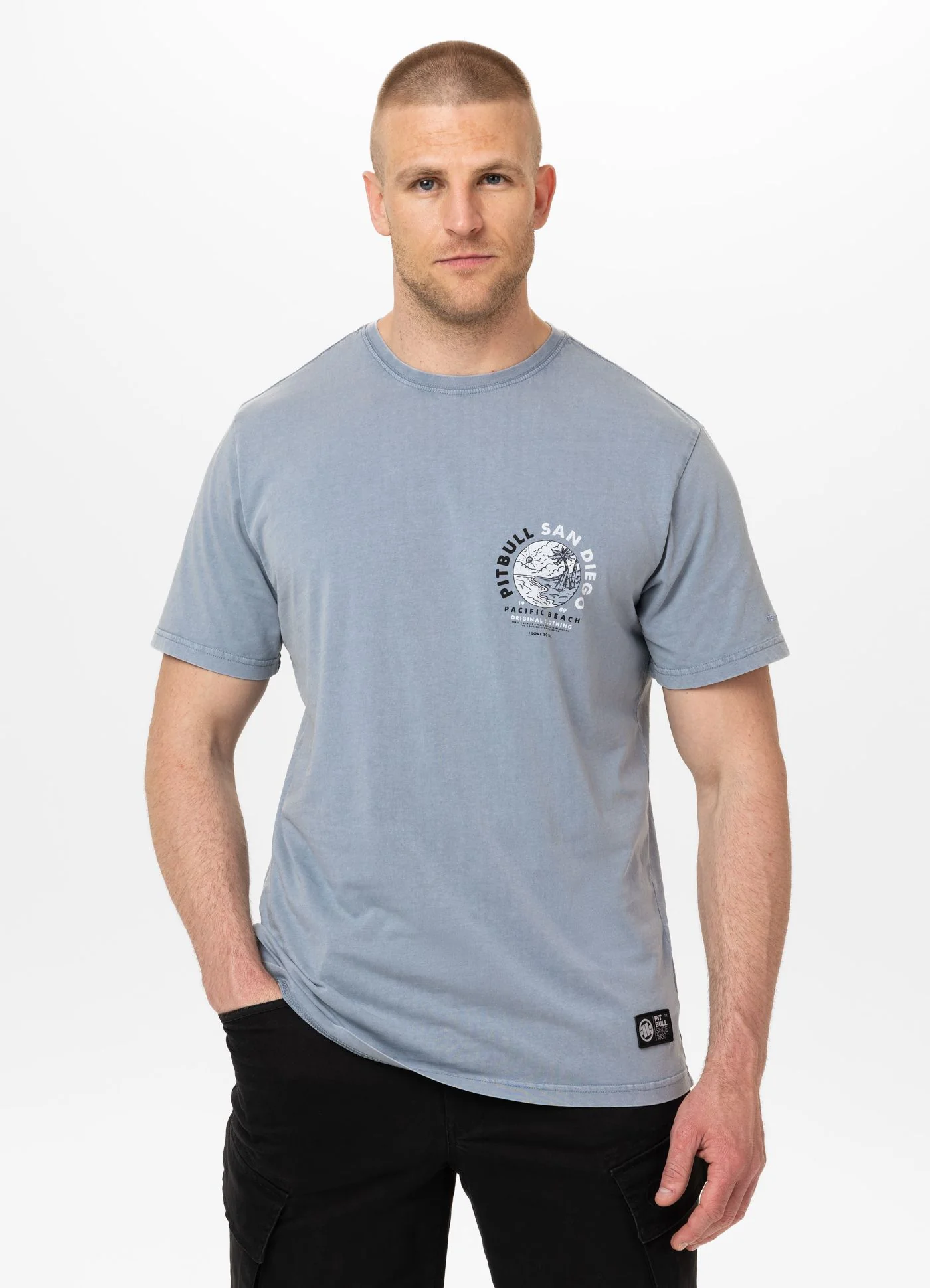 Koszulka Denim Washed PLANET SURF
