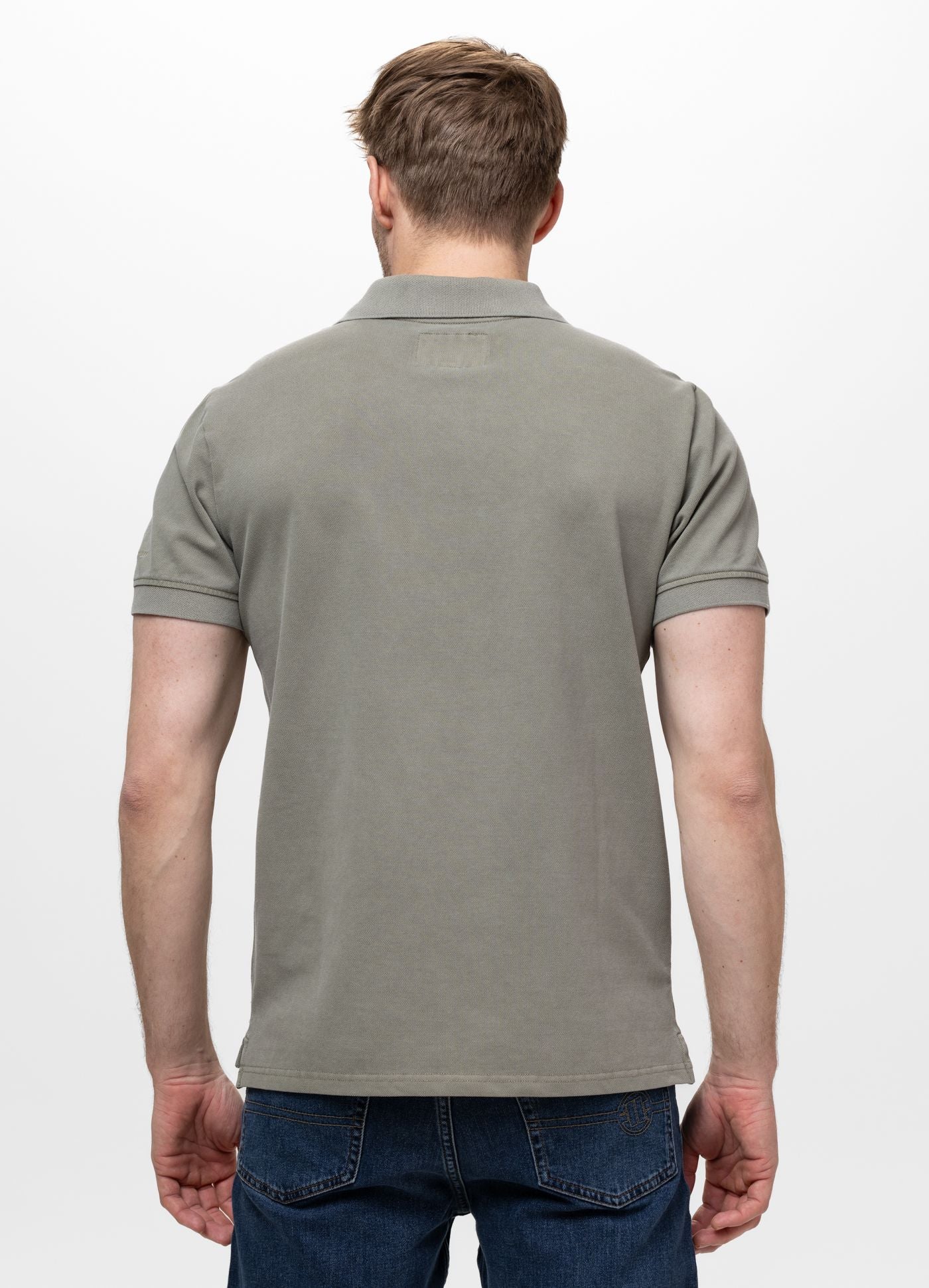Koszulka Polo Denim Washed Pique SMALL LOGO - Image 3