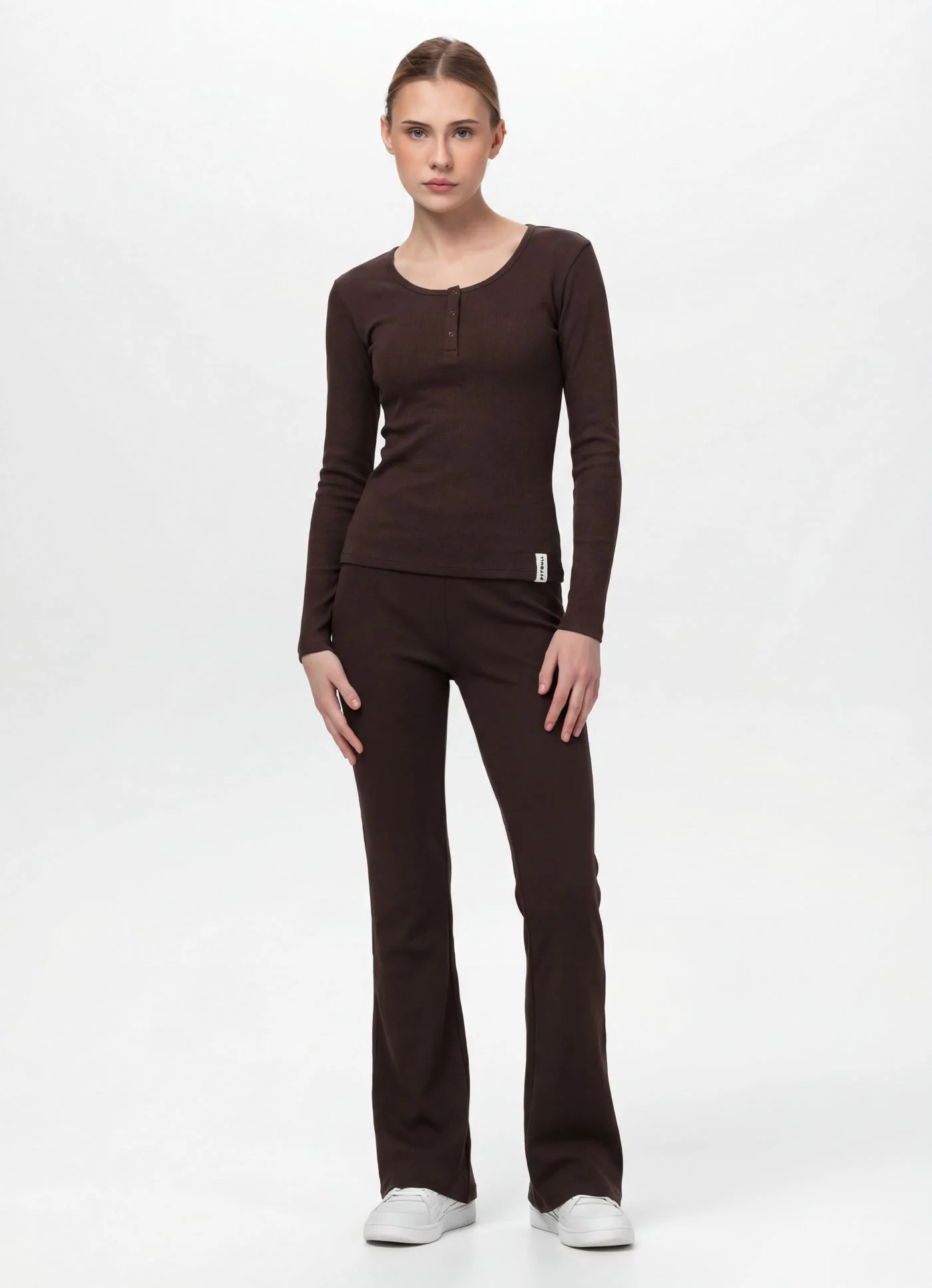 Spodnie Flare Rib LAYLA - Image 2