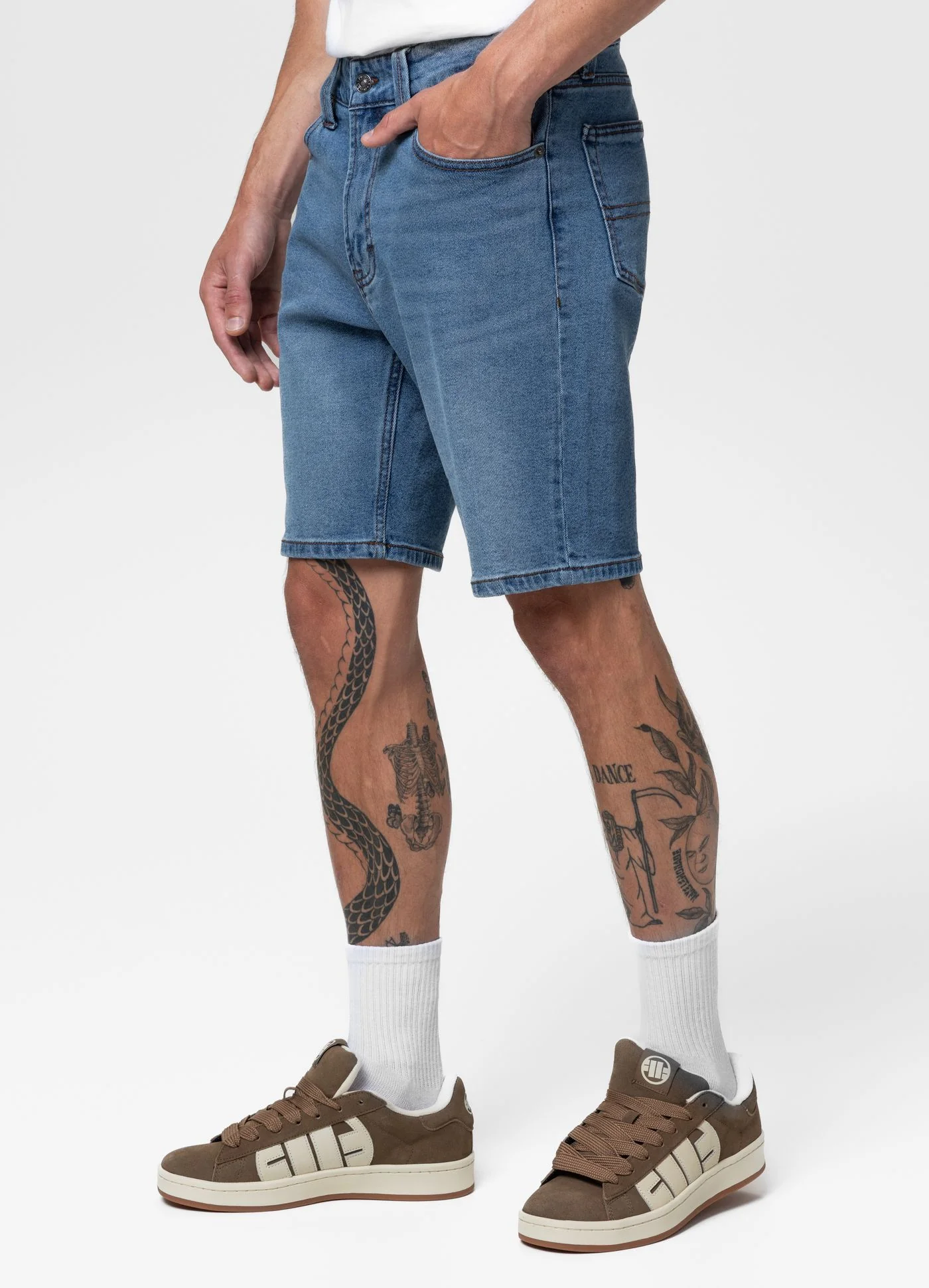 Szorty Jeansowe Classic Wash HORNBLEND - Image 7